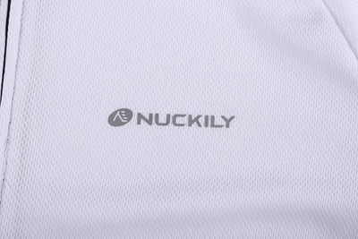 Nuckily MG043 NS355 Half Jersey And Shorts Set - White - Cyclop.in