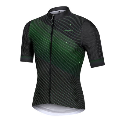 Nuckily MG045 Short Sleeve Cycling Jersey - Green - Cyclop.in