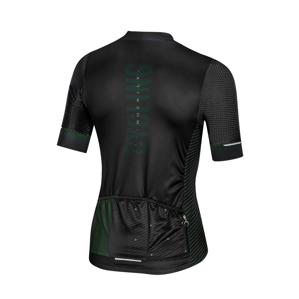 Nuckily MG045 Short Sleeve Cycling Jersey - Green - Cyclop.in