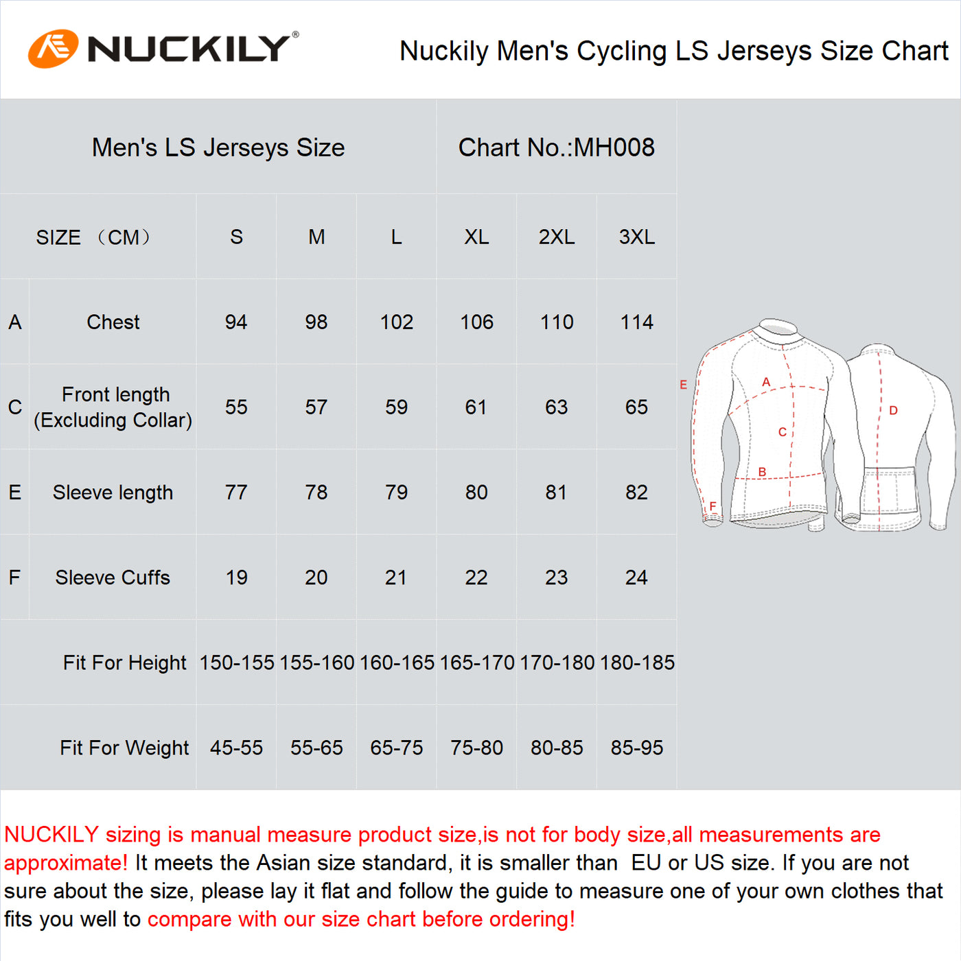 Nuckily Mycycology MH008 Full Sleeves Cycling Jersey - Neon Green - Cyclop.in