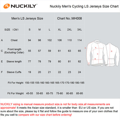 Nuckily Mycycology MH008 Full Sleeves Cycling Jersey - Red - Cyclop.in