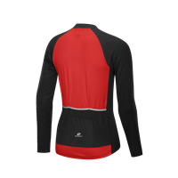 Nuckily Mycycology MH023 Full Sleeves Cycling Jersey - Red - Cyclop.in