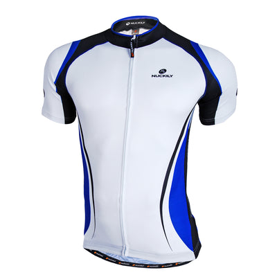 Nuckily NJ502 NS355 Half Jersey And Shorts Set - Blue - Cyclop.in