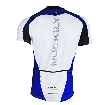 Nuckily NJ502 NS355 Half Jersey And Shorts Set - Blue - Cyclop.in