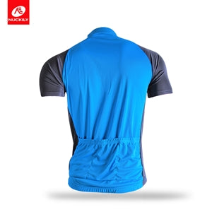 Nuckily Mycycology NJ601 Short Sleeves Cycling Jersey - Blue - Cyclop.in