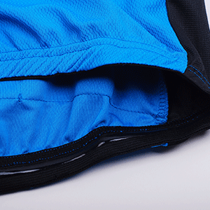 Nuckily NJ601 NS355 Half Jersey And Shorts Set - Blue - Cyclop.in