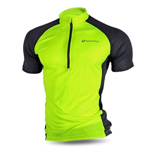 Nuckily Mycycology NJ601 Short Sleeves Cycling Jersey  - Neon Green - Cyclop.in