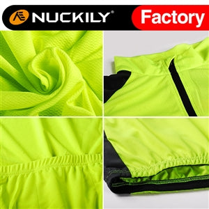 Nuckily Mycycology NJ601 Short Sleeves Cycling Jersey  - Neon Green - Cyclop.in