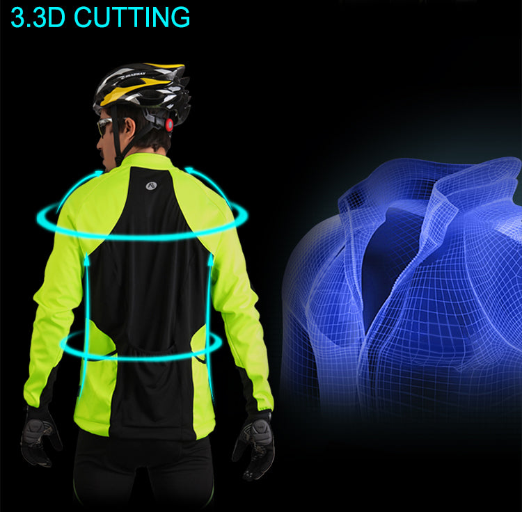 Nuckily NJ604 Men s High Quality Fleece Winter Cycling Jacket Buy Online in India from Cyclop.in
