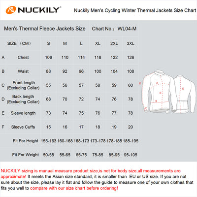 Nuckily NJ604 Men's High Quality Fleece Winter Cycling Jacket - Cyclop.in