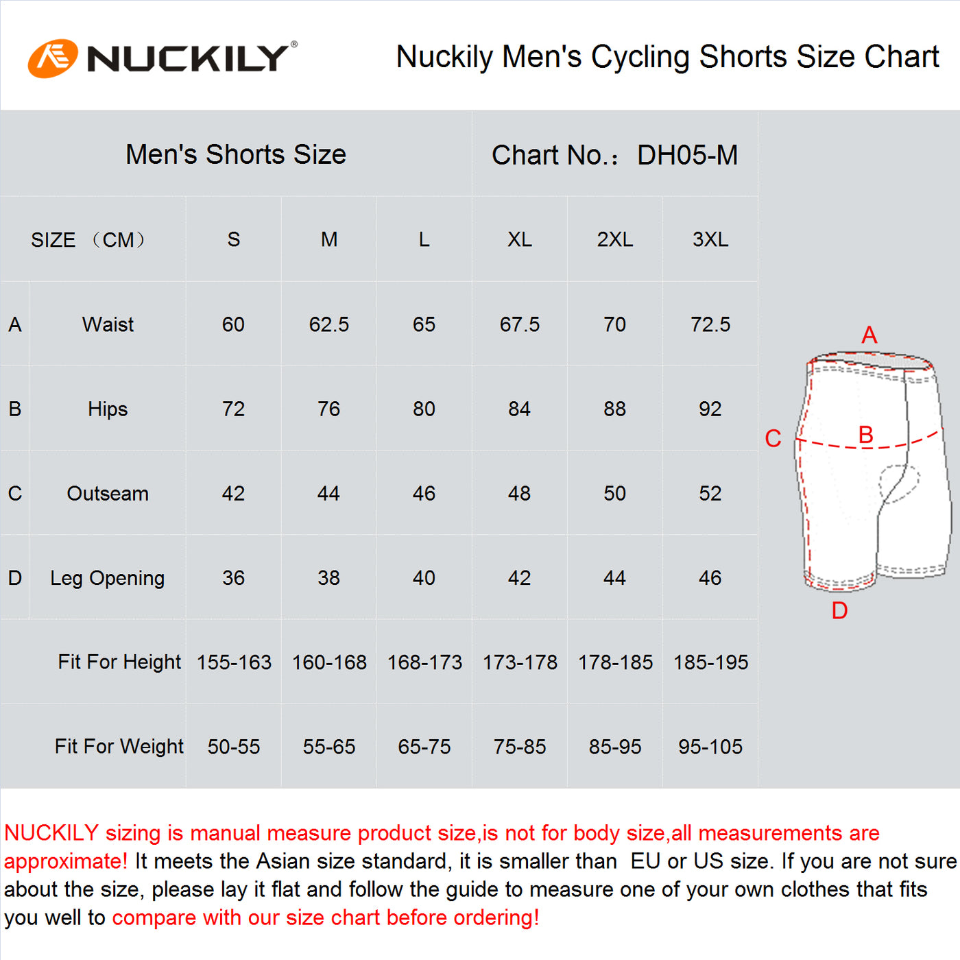 Nuckily NS361 Gel Padded Cycling Shorts - Cyclop.in