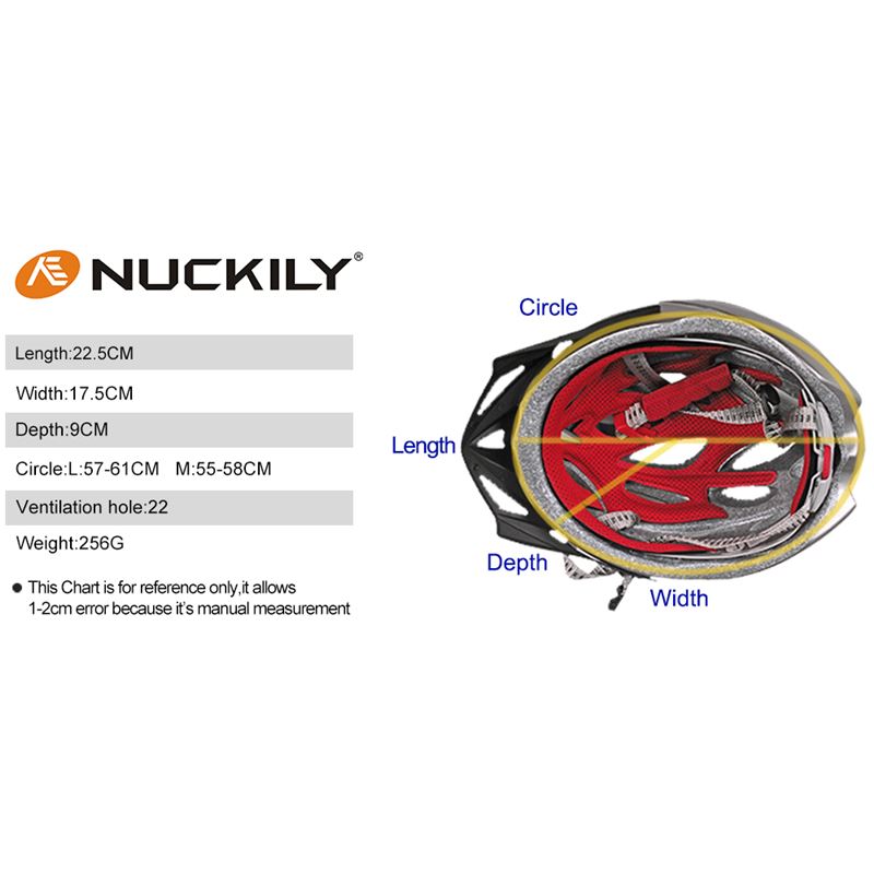 Nuckily PB01 Mens Cycling Helmet - Cyclop.in