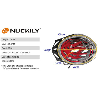 Nuckily PB01 Mens Cycling Helmet - Cyclop.in
