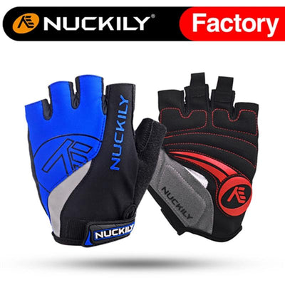 Nuckily MC-PC01 Mycycology Half Finger Cycling Biking Motorbike Gloves - Blue - Cyclop.in