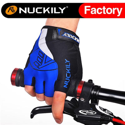 Nuckily MC-PC01 Mycycology Half Finger Cycling Biking Motorbike Gloves - Blue - Cyclop.in