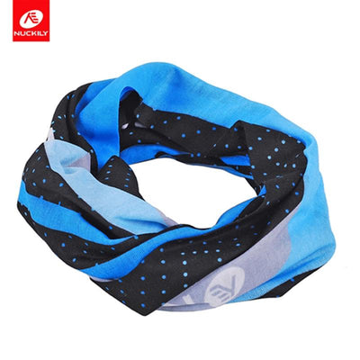 Nuckily Summer Riding Outdoor Magic Scarf Seamless Multifunctional Bandana - Blue - Cyclop.in