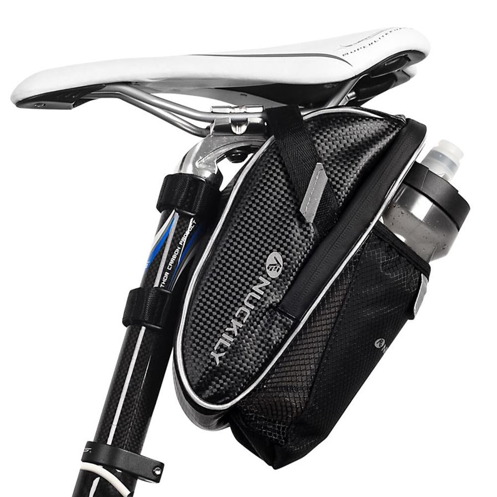 Nuckily MC-PL02 Black Bicycle Saddle Bag for Mobile Phone and Accessories - Cyclop.in