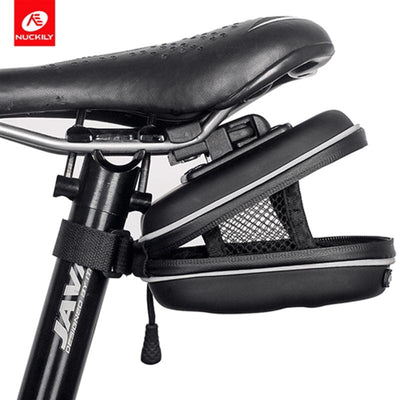 Nuckily EVA Leather Waterproof Bicycle Saddle Bag for Accessories - Cyclop.in