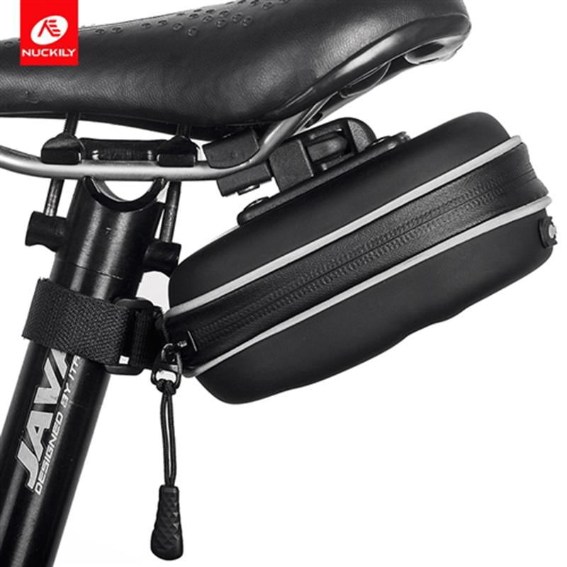 Nuckily EVA Leather Waterproof Bicycle Saddle Bag for Accessories - Cyclop.in