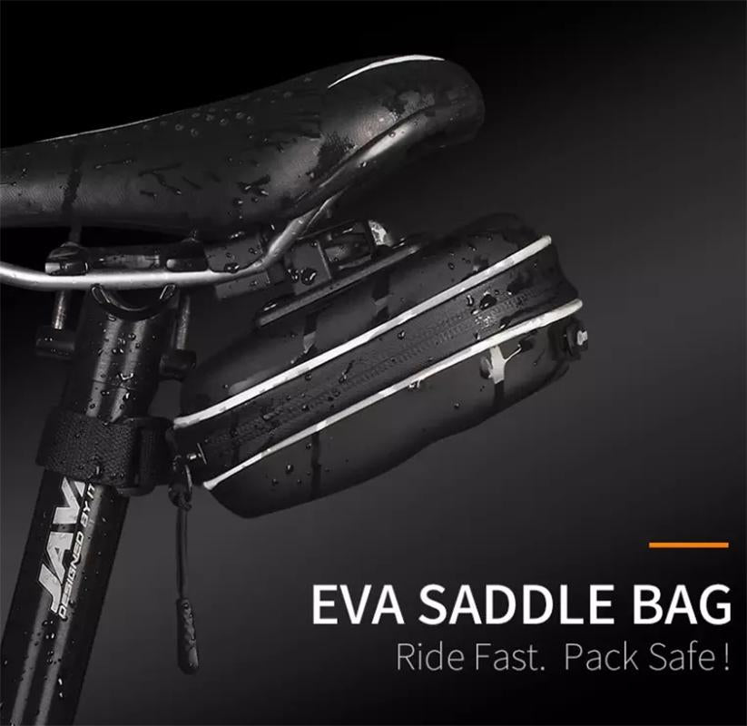 Nuckily EVA Leather Waterproof Bicycle Saddle Bag for Accessories - Cyclop.in