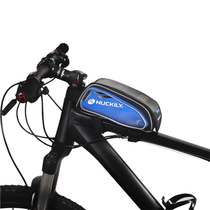 Blue bike saddle sale bag