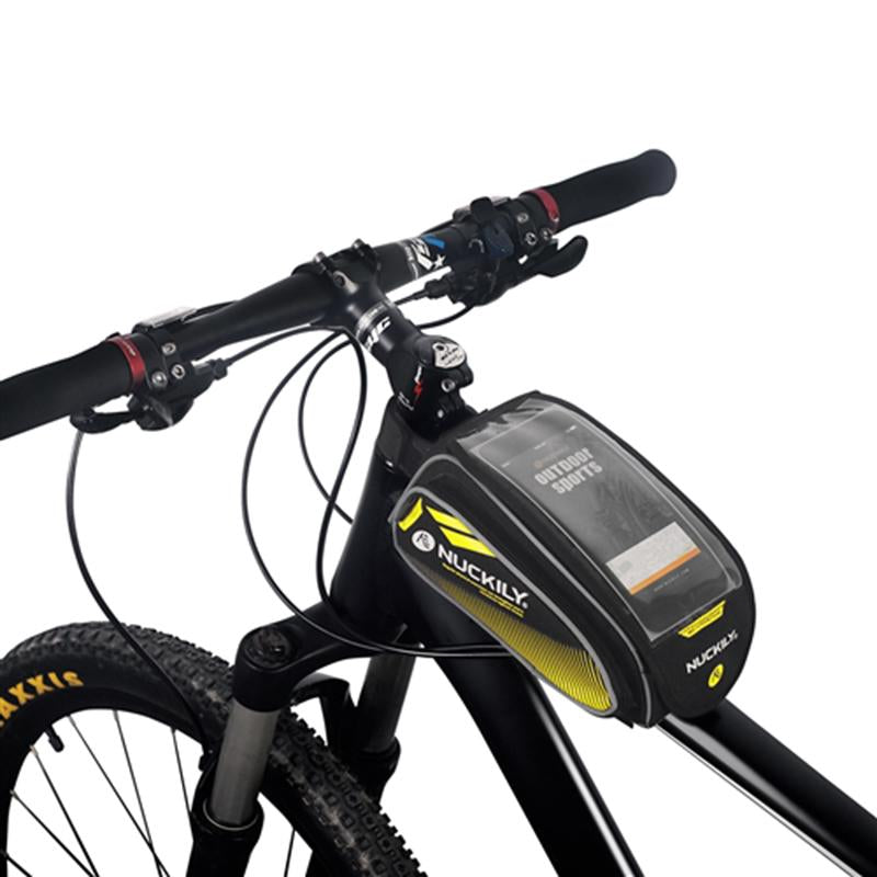 Nuckily MC-PL06 Yellow Bicycle Saddle Bag for Mobile Phone and Accessories - Cyclop.in