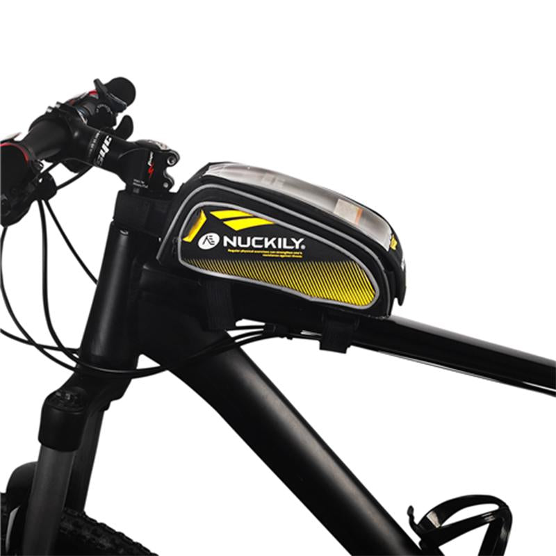 Nuckily MC-PL06 Yellow Bicycle Saddle Bag for Mobile Phone and Accessories - Cyclop.in