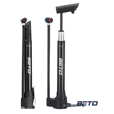 Beto 011-AG MINI FLOOR PUMP - BLACK - Cyclop.in