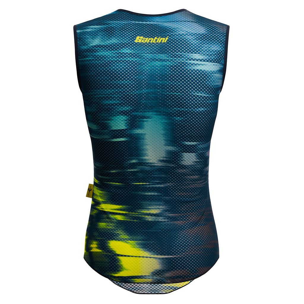 Santini Tour De France Maillot Jaune Baselayer - Print - Cyclop.in