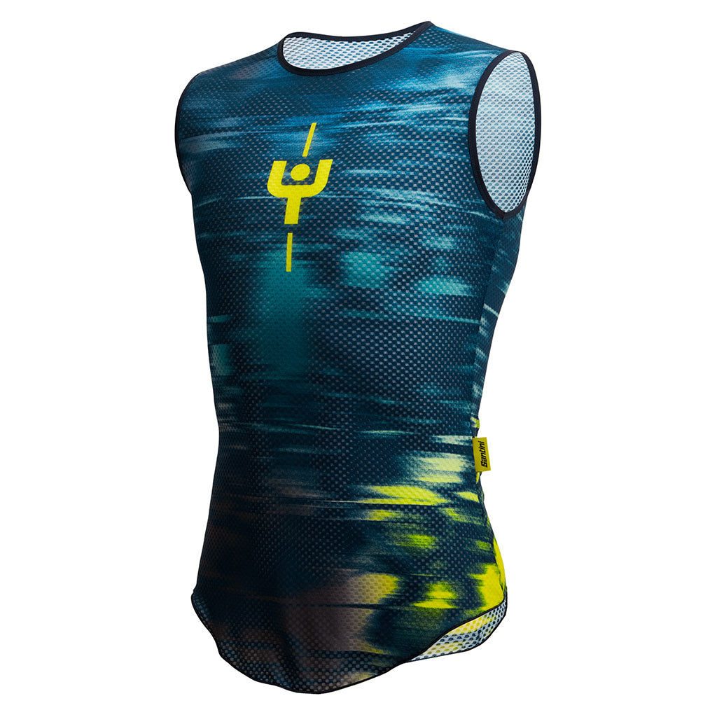 Santini Tour De France Maillot Jaune Baselayer - Print - Cyclop.in