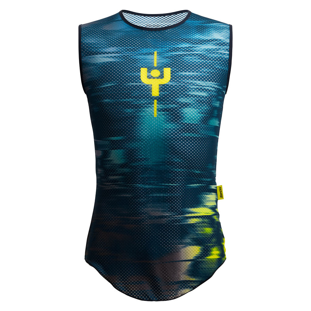 Santini Tour De France Maillot Jaune Baselayer - Print - Cyclop.in