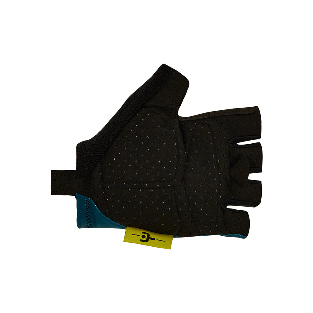 Santini TDF Le Maillot Jaune Gloves - Print - Cyclop.in