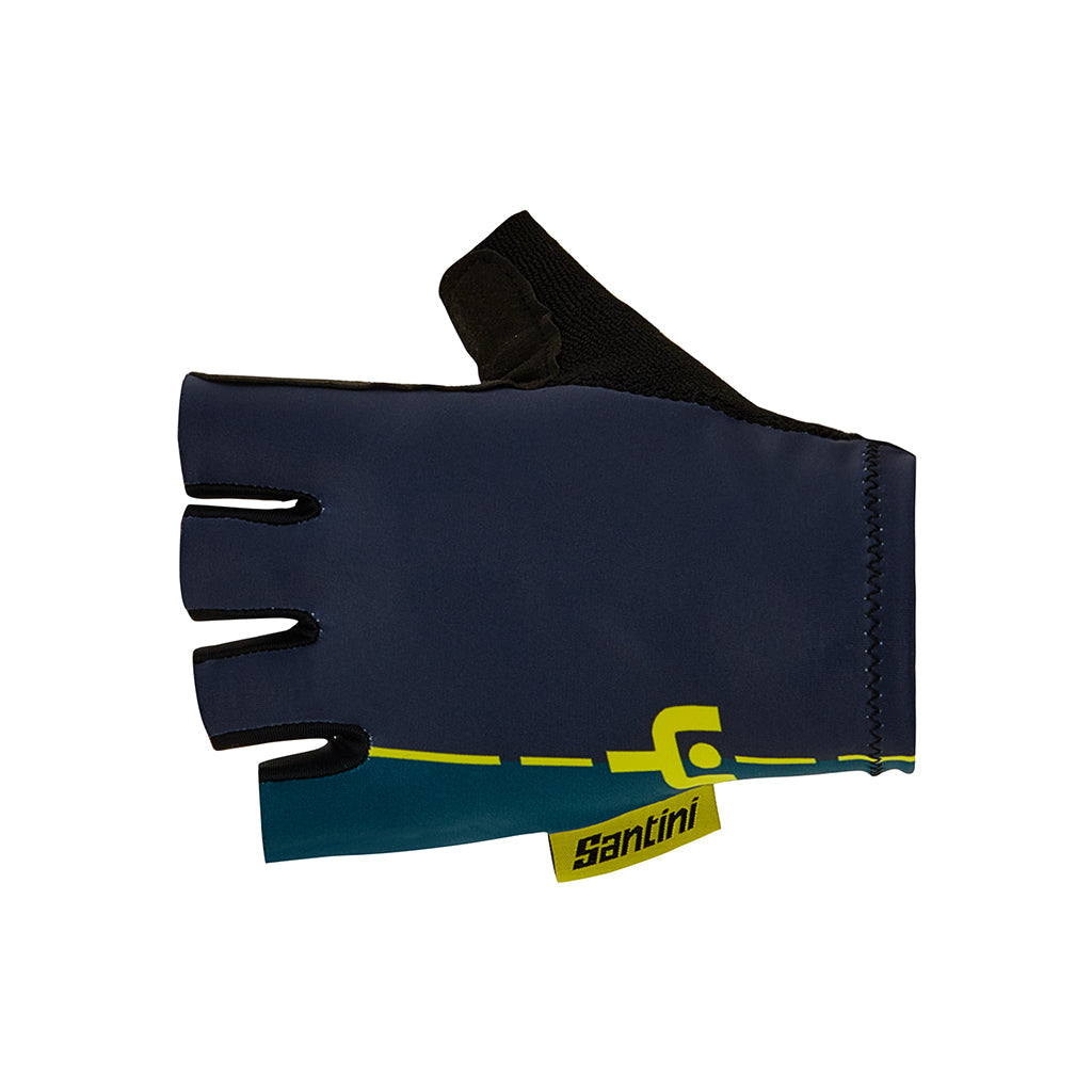 Santini TDF Le Maillot Jaune Gloves - Print - Cyclop.in