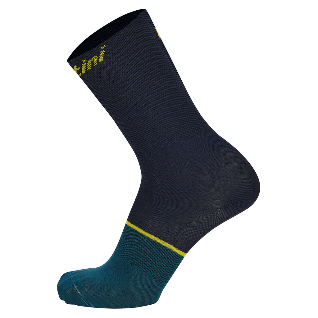 Santini TDF Le Maillot Jaune Socks - Navy Blue - Cyclop.in