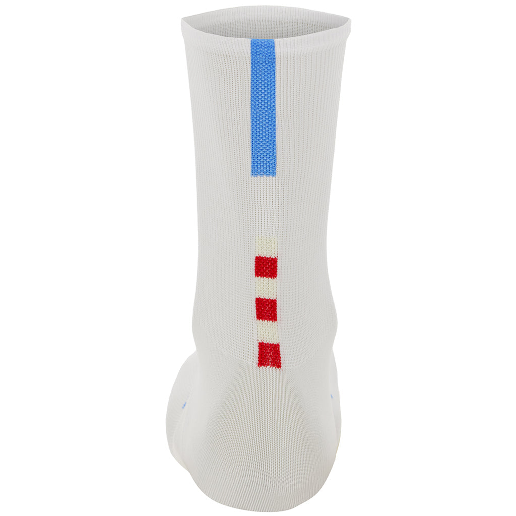 Santini TDF Le Maillot Jaune Mount Ventoux Socks - White - Cyclop.in