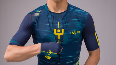Santini TDF LM Jaune Espirit Jersey - Print - Cyclop.in