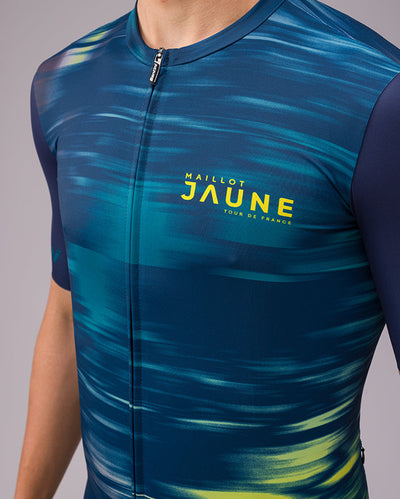 Santini TDF LM Jaune Espirit Jersey - Print - Cyclop.in