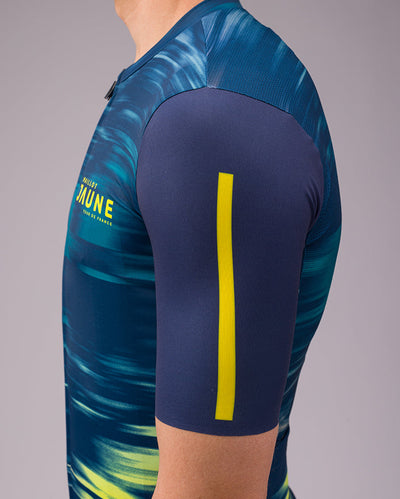 Santini TDF LM Jaune Espirit Jersey - Print - Cyclop.in