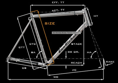 Van Nicholas Boreas Titanium Road Rim Frameset - Cyclop.in