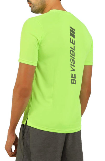 Triquip BeVisible Running Jersey Men Half Sleeves - Cyclop.in