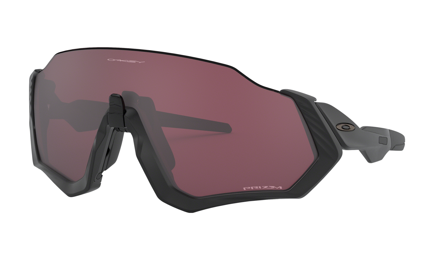 Oakley Flight Jacket Matte Black with Prizm Road Black - Cyclop.in