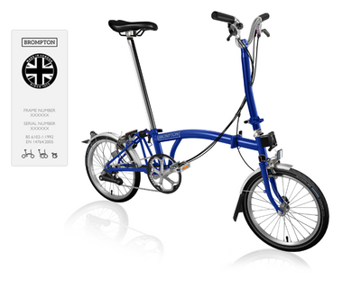 Brompton C-Line Explore Folding Bike - Cyclop.in