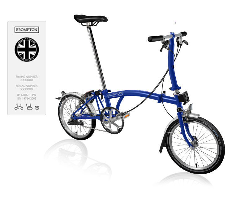 Brompton purple metallic best sale