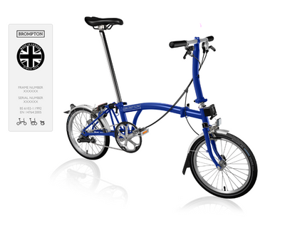 Brompton C-Line Utility Folding Bike - Cyclop.in