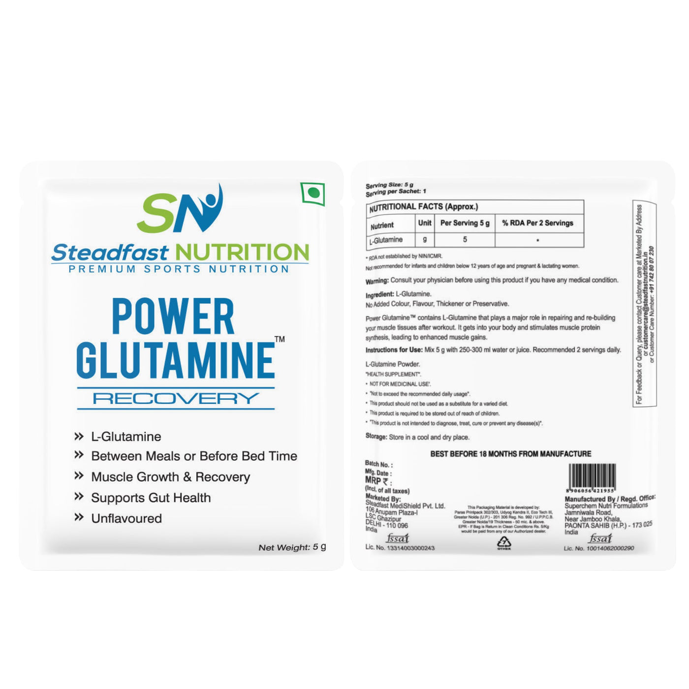 Steadfast Power Glutamine - Cyclop.in