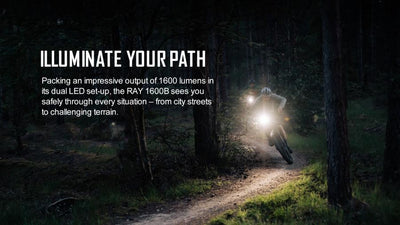 Magicshine RAY 1600B Front Light With Remote - 1600 Lumens - Cyclop.in