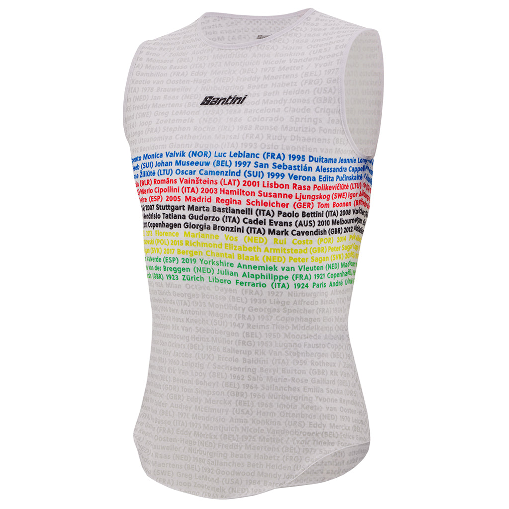 Santini UCI Official World Champion Baselayer - Print - Cyclop.in