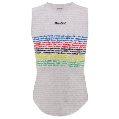 Santini UCI Official World Champion Baselayer - Print - Cyclop.in
