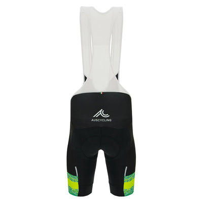 Santini Australian National Team Bibshorts - Black - Cyclop.in