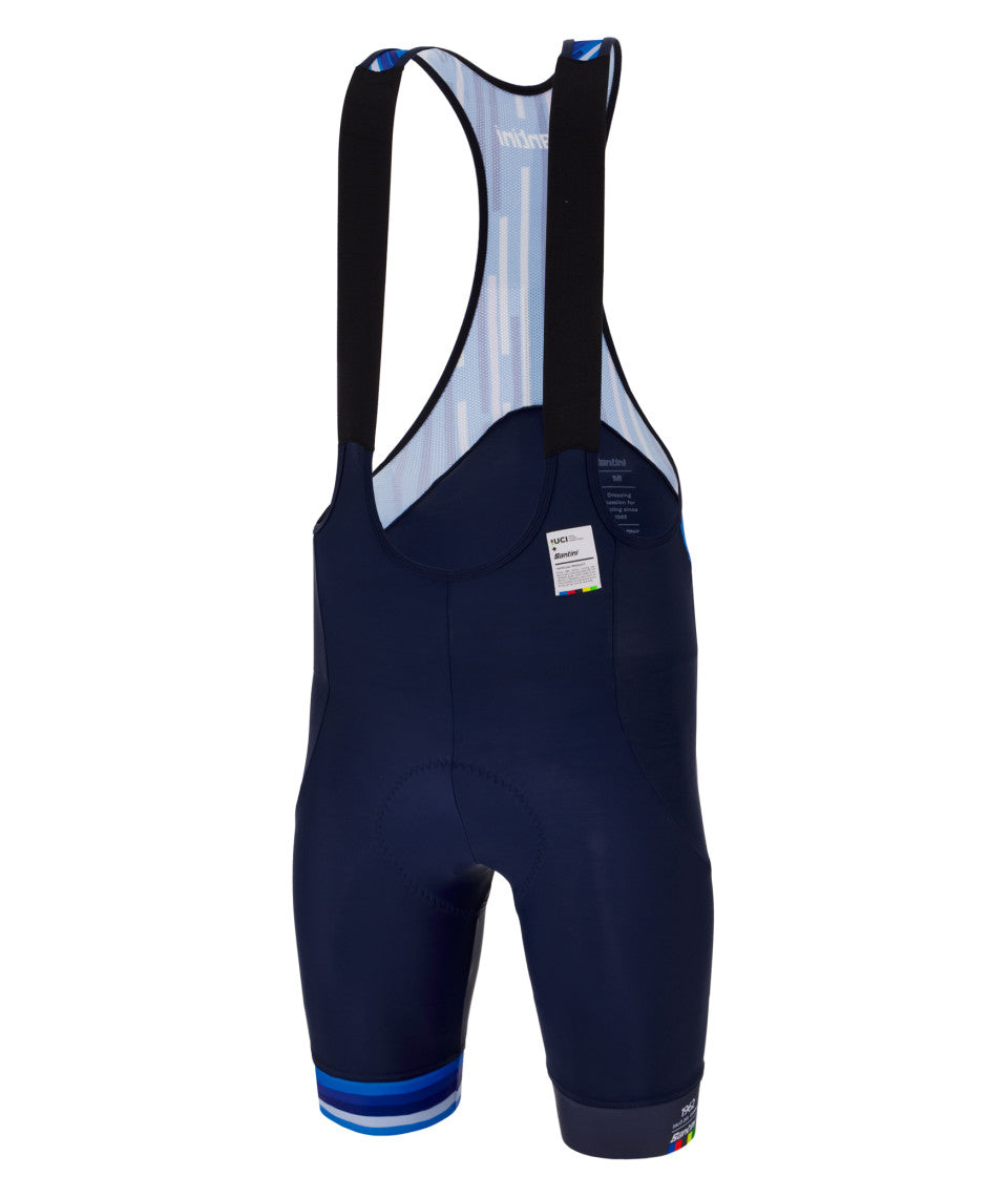 Santini Salo' Del Garda 1962 Bib Shorts Uci - Navy Blue - Cyclop.in